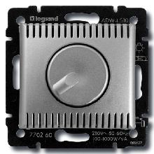 Светорегулятор (диммер) повор 1000Вт Legrand Valena (алюминий)   770260