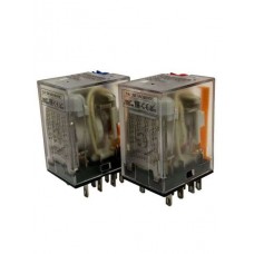 KMY400730LT; Реле промежуточное; 4C, 5A, LED, Тест кнопка, 230B AC (20шт/упак)