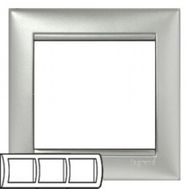 Рамка 3п гор Алюминий Legrand Valena  770153