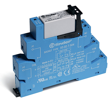 Интерфейсный модуль, электромеханическое реле; 2CO 8A; контакты AgNi; питание 24В DC (чувствит.); категория защиты IP20; винтовые клеммы