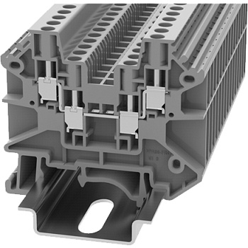 DC2.5-QU-01P-11-00A(H), Клемма винтовая DC, 2.5 мм.кв., 4C, серый, шт