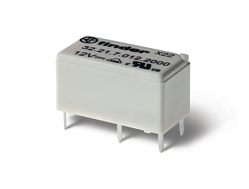 Субминиатюрное электромеханическое реле; 1NO 6A; контакты AgSnO2; катушка 24В DC (чувствит.); влагозащита RTIII
