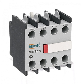 Приставка конт. лицевая доп. контакты 2НО+2НЗ ПК-03