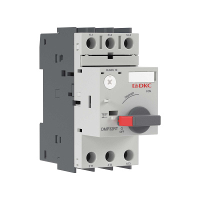 Автоматический выключатель защиты двигателя YON DMP32RT с уставкой 4-6.3A 3P 100kA