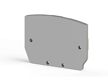 Концевой сегмент на клеммники пруж. мини MYK2,5, (серый); NPP1 MYK