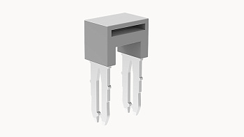 WFB4-01P-11-00A(H), Перемычка WFB для клемм WS через 1П, 4 мм.кв, серый, шт