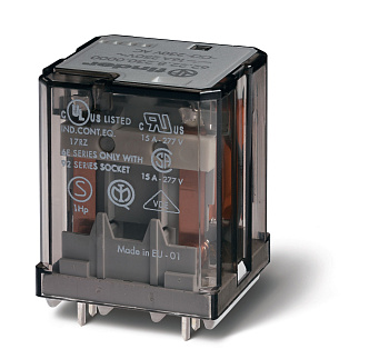 Силовое электромеханическое реле; 3NO 16A; контакты AgCdO (зазор ≥ 3мм); катушка 12B DC; степень защиты RTI; опции: нет