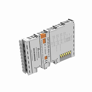 DF20-M-4AI-U-1 Аналоговый модуль ввода , 4 ввода, 16 - битное разрешение, 0B ~ 10B, тип напряжения, шт