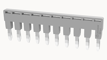 DFA4-10P-11-00A(H), 10П, Перемычка DFA для клемм DC, 4 мм.кв, серый, шт