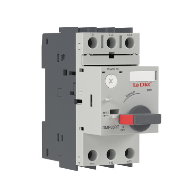 Автоматический выключатель защиты двигателя YON DMP63RT с уставкой 40-50A 3P 50kA