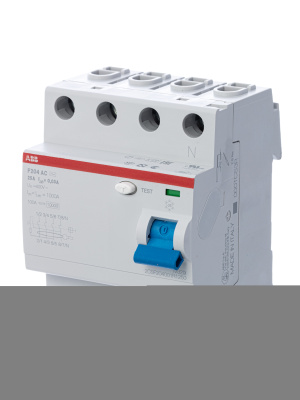 Выключатель дифференциального тока 4мод. F204 AC-25/0,03