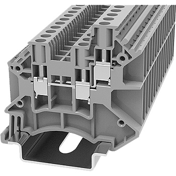 DC2.5-TW-01P-11-00A(H), Клемма винтовая DC, 2.5 мм.кв., 3C, серый, шт