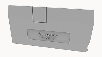 D-DS2.5-01P-11-00A(H), Концевая крышка, для DS2.5, серый, шт