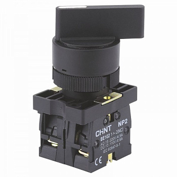 Переключатель NP2-EJ33, 3 положения с фиксацией, 2НО IP40 (R)(CHINT)