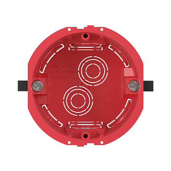 Подрозеточная коробка для полых стен, глубиной 60мм, 2 модуля